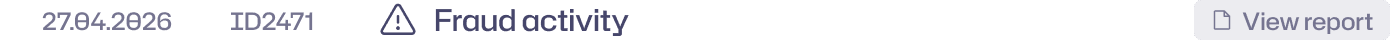 Alert frame
