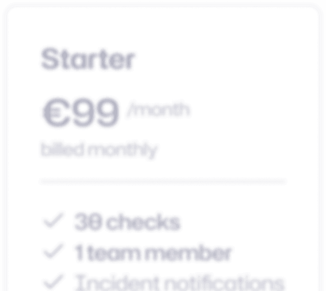 Starter plan